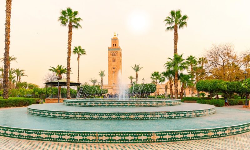 Koutoubia,Mosque,Minaret-tourism,In,Marrakech,,Morocco
